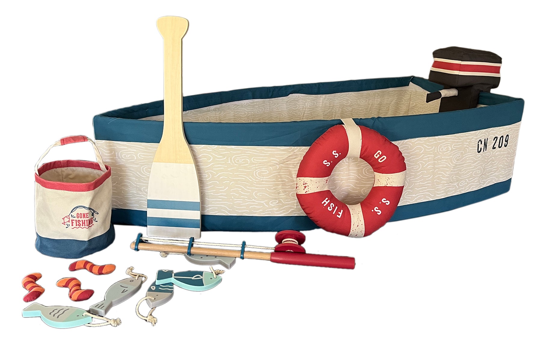 Gone Fishing Boat & Accessory Set