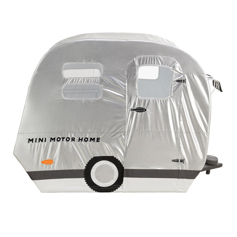 mini camper tent Wonder and Wise Silver Mini Motor Playhome