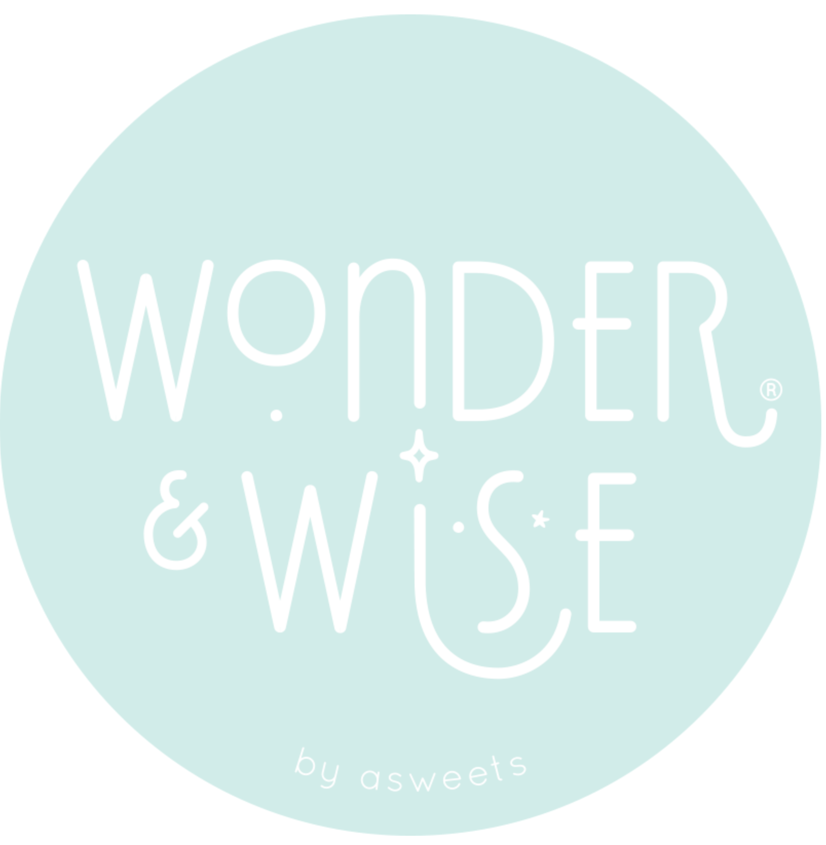 The wonder & wise logo from 2020.