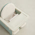 Wooden baby chair pairs the natural warmth of wood with gentle cushioning and smooth, baby-safe silicone detail.