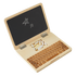 Nonstop Laptop wooden toy open to its chalkboard screen with etched keyboard and chalk sticks in the tray