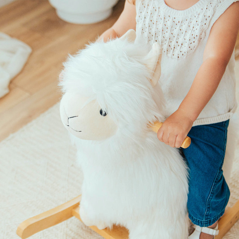 Alpaca Rocker with Saddle