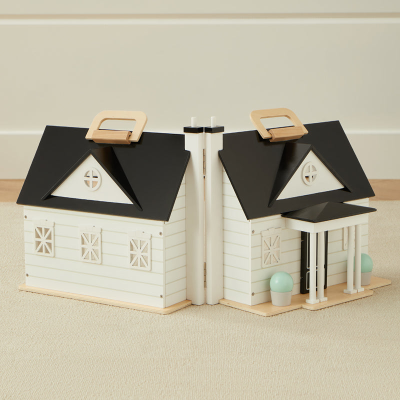 Small Wooden Dollhouse | Wonder & Wise