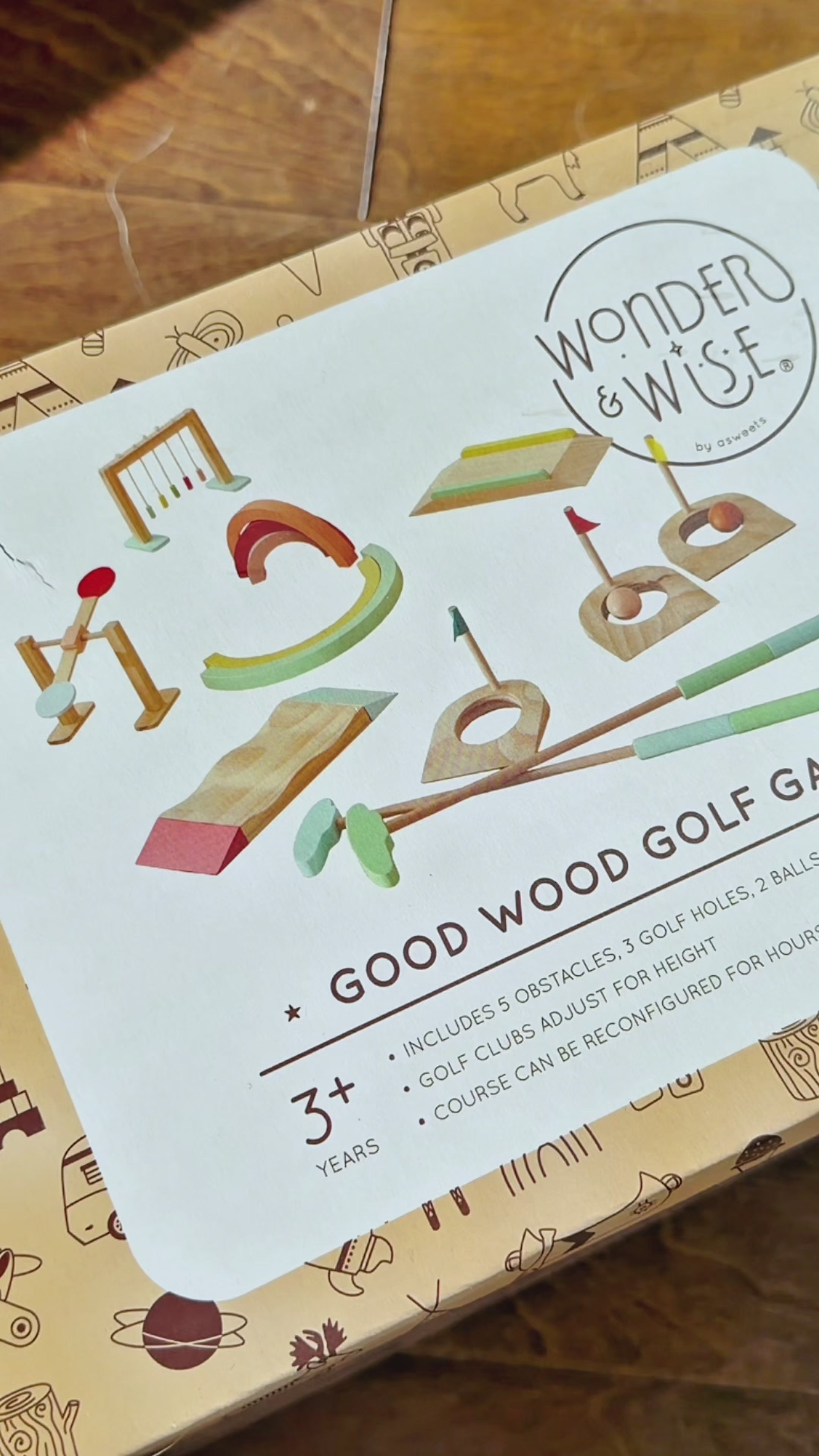 Good Wood Mini Golf Game – Wonder and Wise
